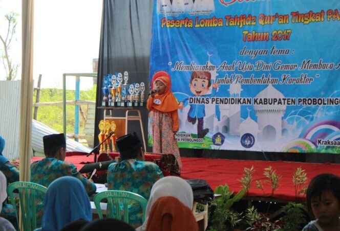 
Isi Bulan Ramadan, Para Pelajar PAUD dan TK di Probolinggo Ikuti Lomba Tahfidz Qur’an