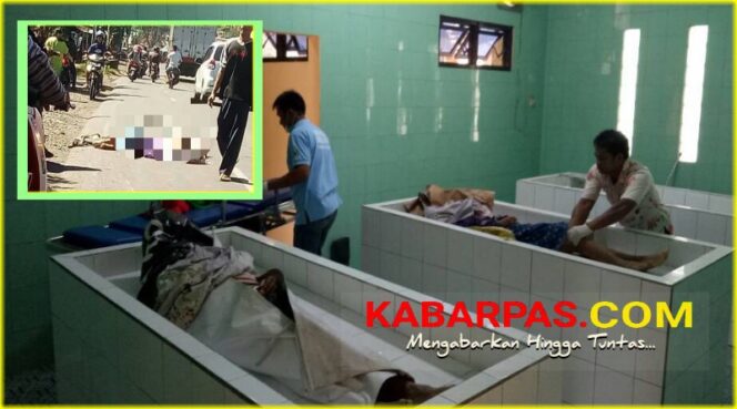 
Pulang dari Belanja Lebaran, Bapak dan Anak Tewas Dilindas Bus di Nguling