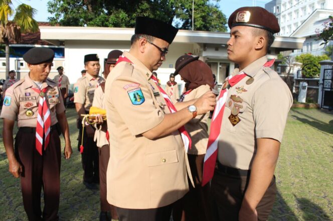 
Pengurus DKC Gerakan Pramuka Probolinggo Penegak-Pandega PAW Dikukuhkan