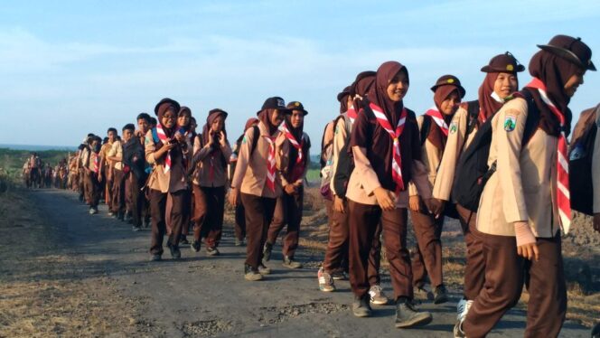 
Ratusan Anggota Pramuka Ikuti Jelajah Juang