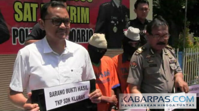 
Spesialis Pembobol Sekolah Dasar di Sidoarjo Ditangkap Polisi