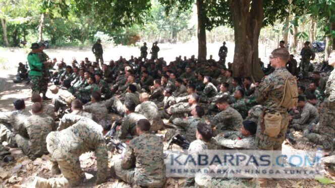 
Marinir Amerika Ikut Latihan Tembak Bersama TNI AL