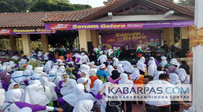 
Perempuan Bangsa PKB Gelar Senam Gelora di Sidoarjo