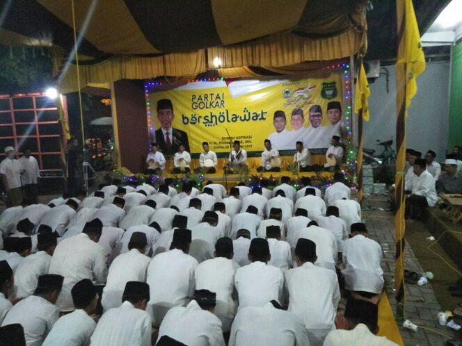 
HUT Golkar Ke-53, Misbakhun Ajak Ratusan Sahabat Ishari Bersholawat