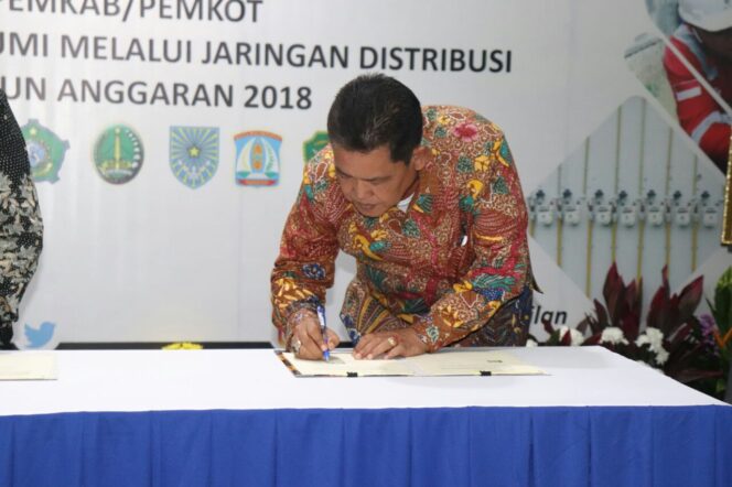 
Dukung Kelancaran Pendistribusian Gas Bumi, Walikota Tandatangi Nota Kesapahaman dengan Dirjen Migas