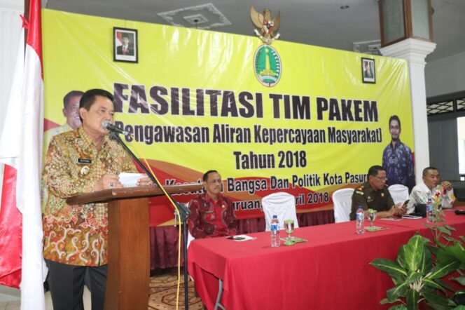 
Begini Upaya Bakesbangpol Awasi Sejumlah Aliran Kepercayaan yang Ada di Kota Pasuruan