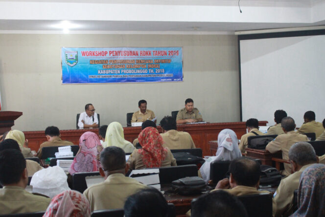 
Samakan Presepsi, DKPP Probolinggo Gelar Workshop Penyusunan RDKK Tahun 2019