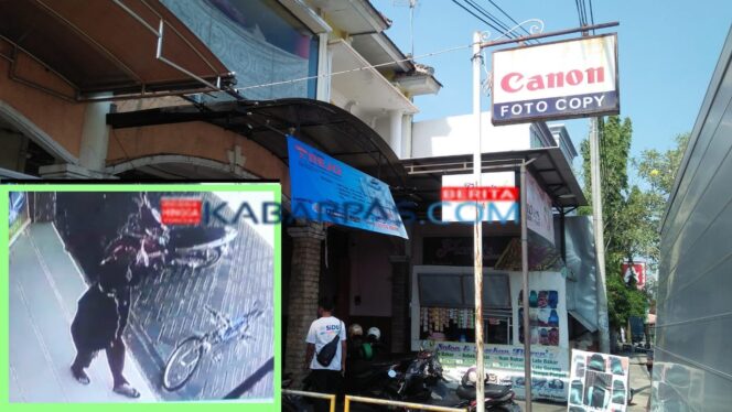 
Maling Sepeda Ontel di Siang Bolong Terekam CCTV