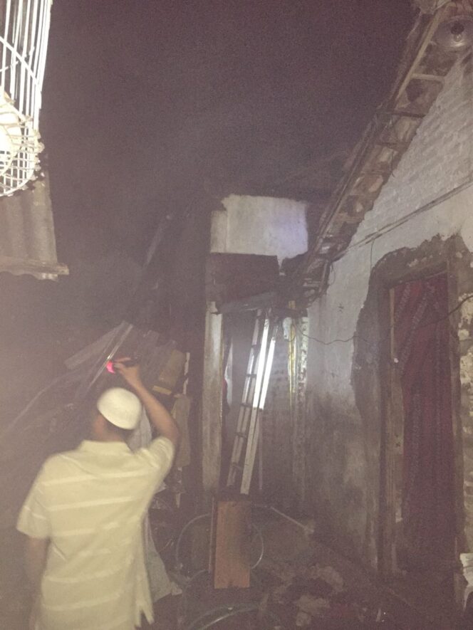 
Gara-gara Lupa Matikan Kompor, Rumah di Jalan Slagah Terbakar