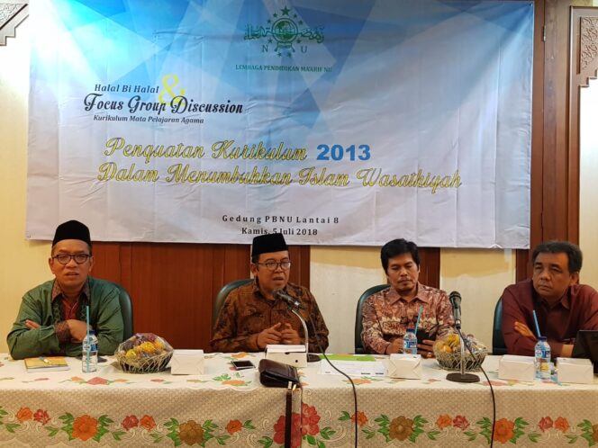 
Penguatan Kurikulum 2013 dalam Tumbuhkan Islam Wasathiyah, LP Ma’arif PBNU Gelar FGD
