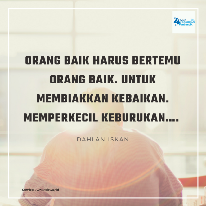 
Kebaikan Bertemu Kebaikan Untuk Semoga