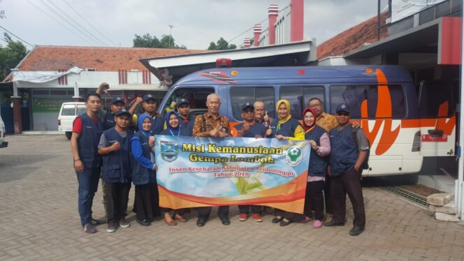 
TRC Dinkes Probolinggo Lakukan Misi Kemanusiaan Bantu Korban Gempa Lombok