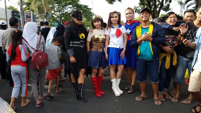 
Wow, Ada Superhero ala Marvel di CFD Pandaan