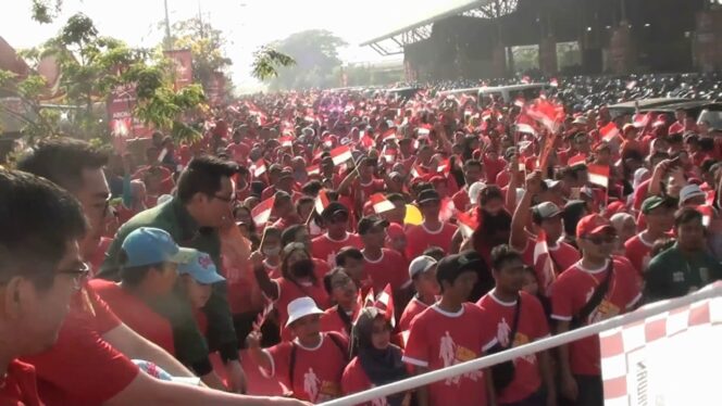 
5000 Karyawan Kapal Api Dukung Atlet Asian Para Games 2018