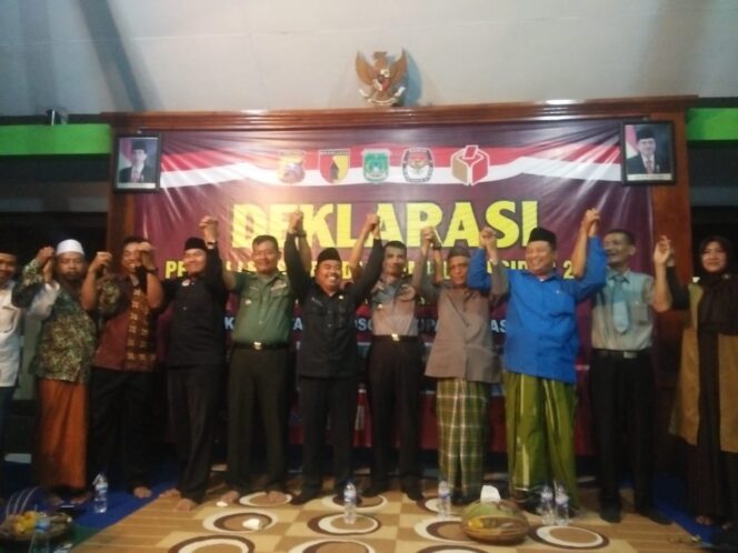 
Muspika Rejoso Gelar Deklarasi Pemilu Damai dan Sejuk