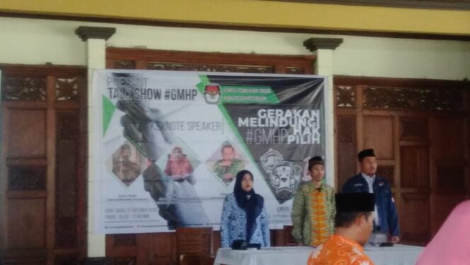 
KPU Kabupaten Pasuruan Gelar Talk Show Gerakan Melindungi Hak Pilih