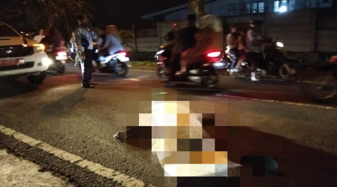 
Pejalan Kaki Asal Kediri Tewas Ditabrak Motor