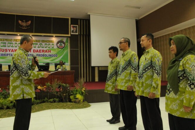 
Mulyono Nahkodai Perhiptani Kabupaten Probolinggo Masa Bhakti 2018-2023 