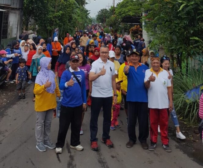 
Hadiri Gerak Jalan Hari Ibu, Nurseto Apresiasi Semangat Tim Penggerak PKK Sempalwadak