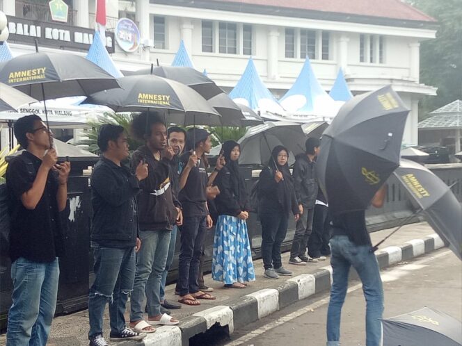 
Gelar Aksi Damai, Mahasiswa Minta Hilangkan Komersialisasi dan Korupsi Pendidikan