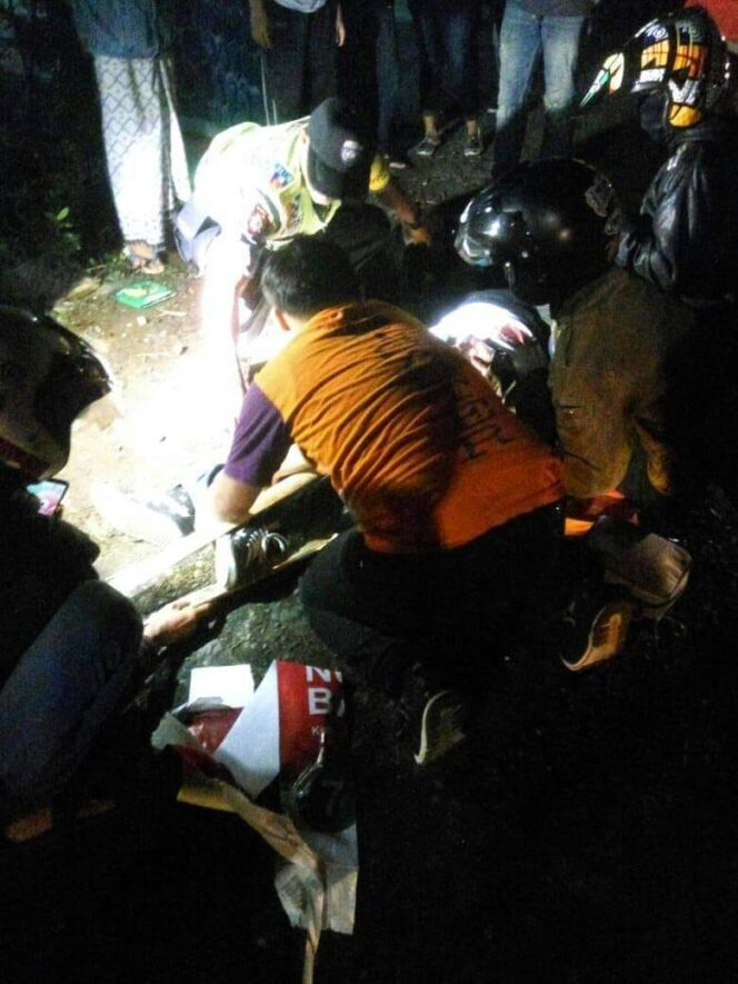 
Laka di Jalibar, Dua Pengendara Motor Dilarikan ke RS Wafa Husada