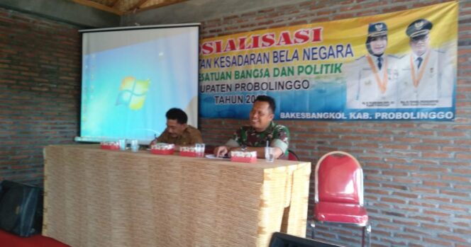 
Puluhan Orang di Probolinggo Ikuti Sosialisasi Kesadaran Bela Negara