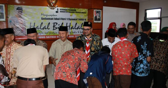 
Kwarcab Pramuka Probolinggo Gelar Halal Bihalal bersama Wabup Timbul