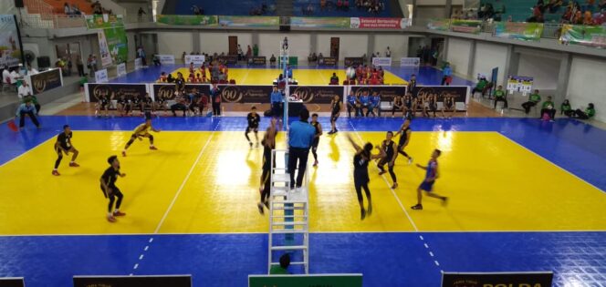 
Laga Pertama Porprov, Tim Voli Putra Kabupaten Probolinggo Tumbangkan Jember