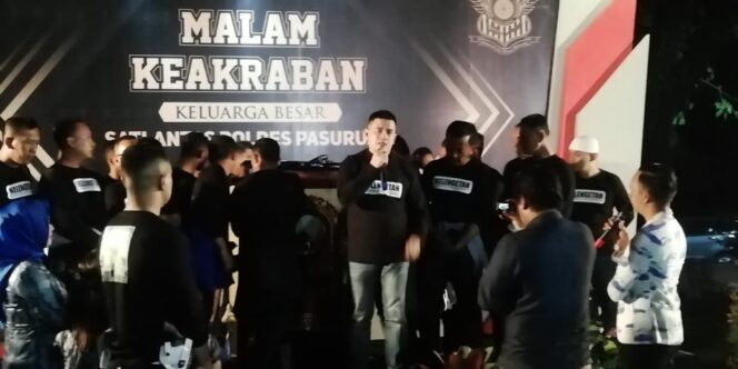 
Malam Keakraban Tandai Pergantian Pucuk Pimpinan di Satlantas Polres Pasuruan 