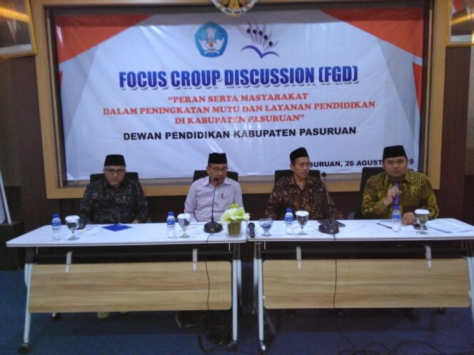
Dewan Pendidikan Kabupaten Pasuruan Ajak Stakeholders Terlibat dalam Peningkatan Mutu & Layanan Pendidikan