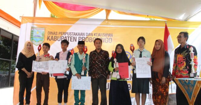 
Dispersip Probolinggo Gelar Lomba Sketsa Tingkat SLTP