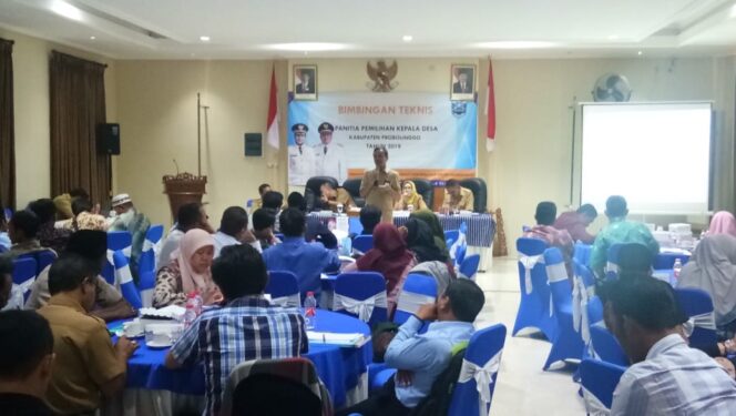 
DPMD Probolinggo Gelar Bimtek Panitia Pemilihan Kepala Desa 2019