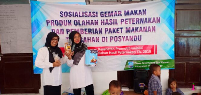 
DPKH Probolinggo Sosialisasikan Gemar Makan Produk Olahan Hasil Peternakan