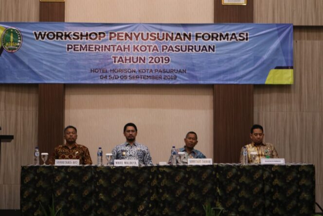 
Pemkot Pasuruan Gelar Workshop Penyusunan Formasi