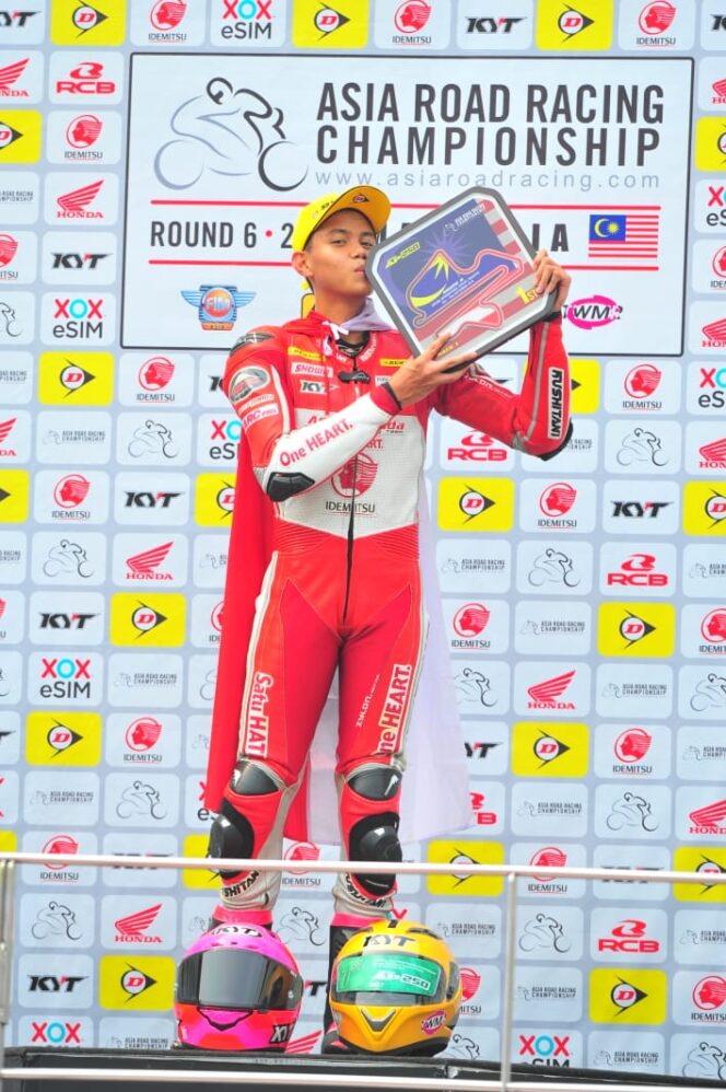 
Raih Podium Pertama, Irfan Pimpin Klasemen ARRC