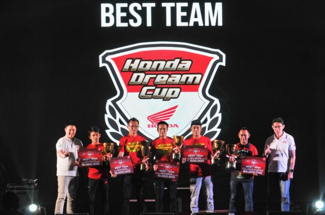 
MPM Raih Penghargaan Best Team di Ajang Honda Dream Cup 2019