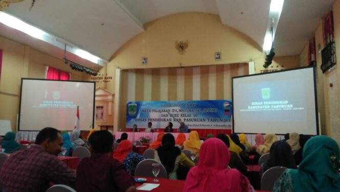 
Jelang OSN 2020, Dispendik Kabupaten Pasuruan Gelar Bimtek