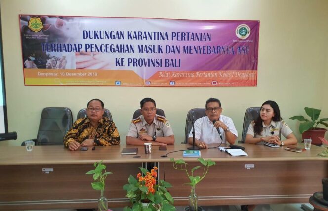 
Antisipasi Ancaman Penyakit Flu Babi Afrika Ini yang Dilakukan Karantina Pertanian