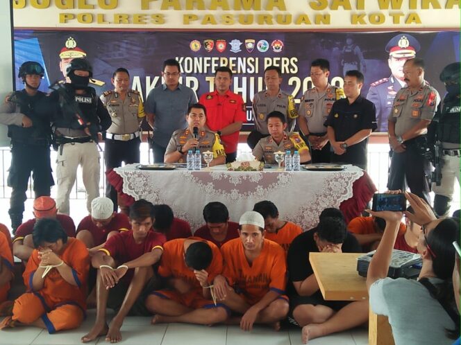 
Sepanjang Tahun 2019, Kasus Kriminal di Polres Pasuruan Kota Didominasi Curanmor dan Narkotika