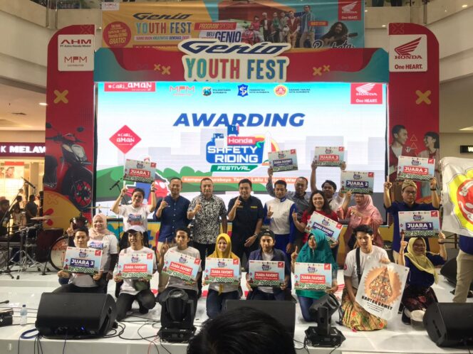 
2500 Millenial Surabaya Ikuti Honda Safety Riding Festival 2019