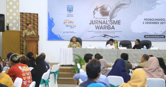 
Ajak Masyarakat Melek Media, Diskominfo Kabupaten Probolinggo Gelar Pelatihan Jurnalisme Warga