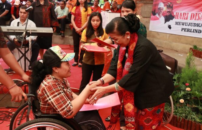 
Putri Koster Ajak Dukung Kesetaraan Difabel Mampu Mandiri dan Sejahtera
