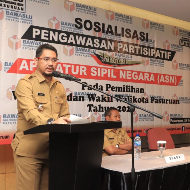 
Plt Walikota Pasuruan Warning ASN Untuk Netral di Pilkada 2020