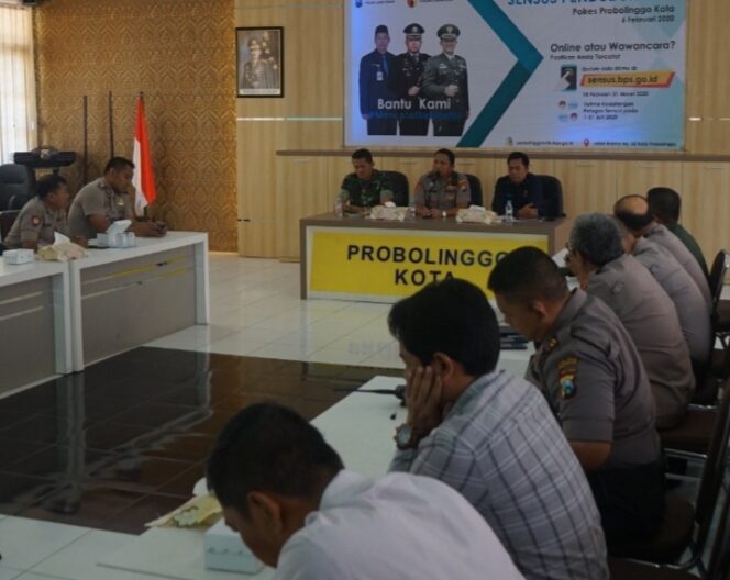 
Sukseskan Sensus Penduduk 2020, BPS Kota Probolinggo Gandeng TNI – Polri