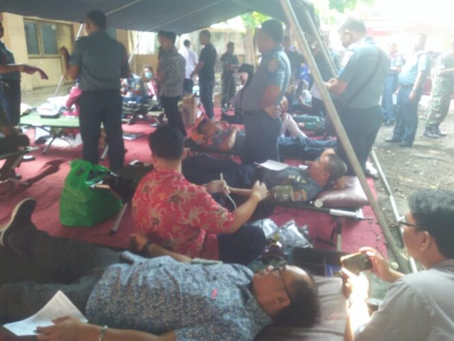 
Sadar Kemanusiaan, PWI Pasuruan Persembahkan “Darah” (Donor) di HPN 2020