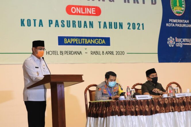 
Pemkot Pasuruan Gelar Musrenbang Melalui Teleconference