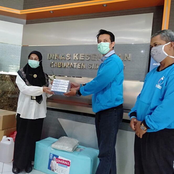 
Peduli Penanganan Covid-19, DPD Partai Gelora Indonesia Berikan Bantuan APD ke Dinkes