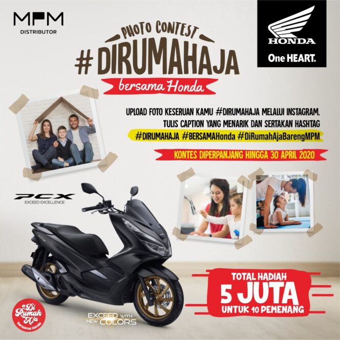 
Yuuk, Ikutan Kontes Foto #DIRUMAHAJA Berhadiah Jutaan Rupiah