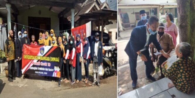 
Peduli Warga Terdampak Covid-19, Uniwara Gelar Baksos di Kota Pasuruan