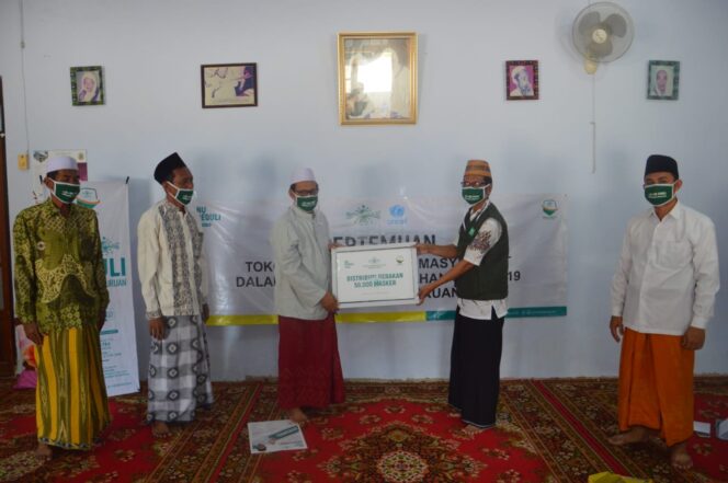 
Satgas Pencegahan Covid-19 PCNU Kabupaten Pasuruan Bagikan 13.363 Masker kepada 19 MWC NU